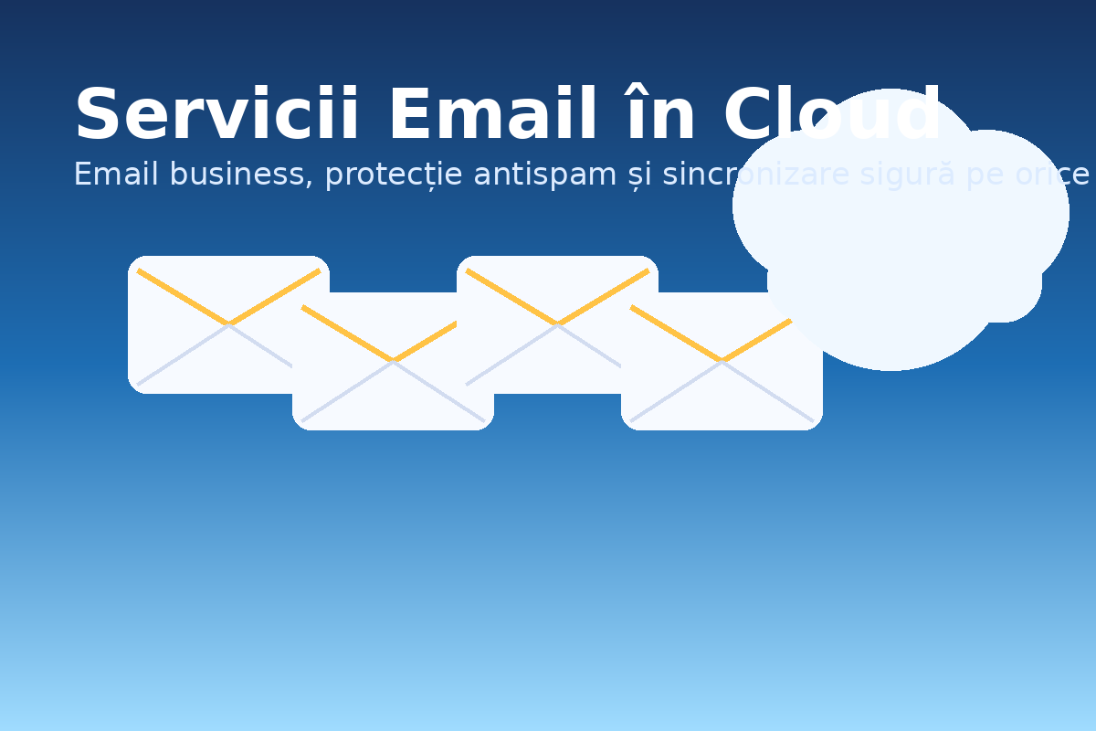 Servicii email business în cloud cu protecție antispam